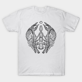 Viking tattoo black and white T-Shirt
